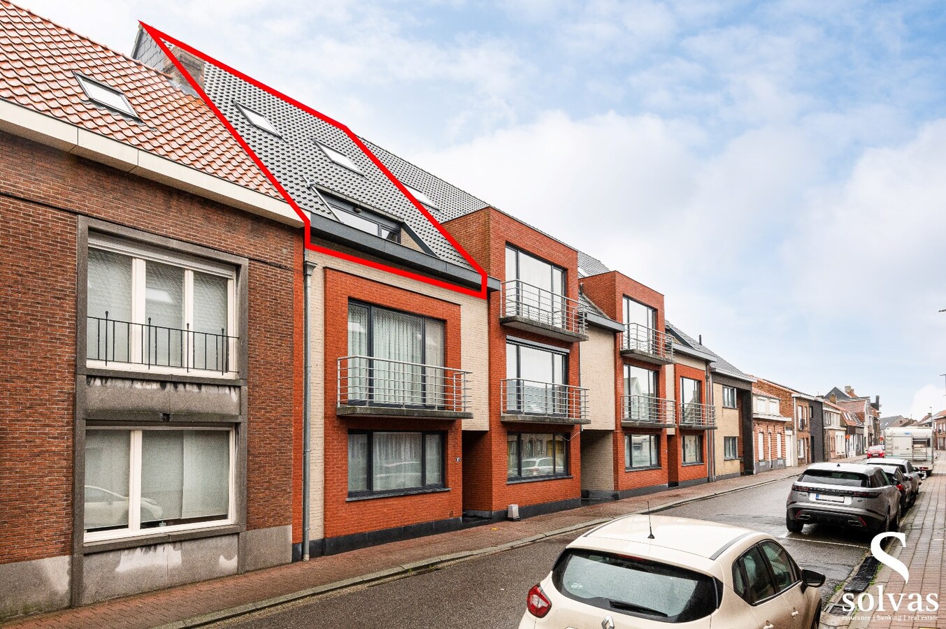 Duplex met 2 slaapkamers en terras in het centrum van Maldegem 