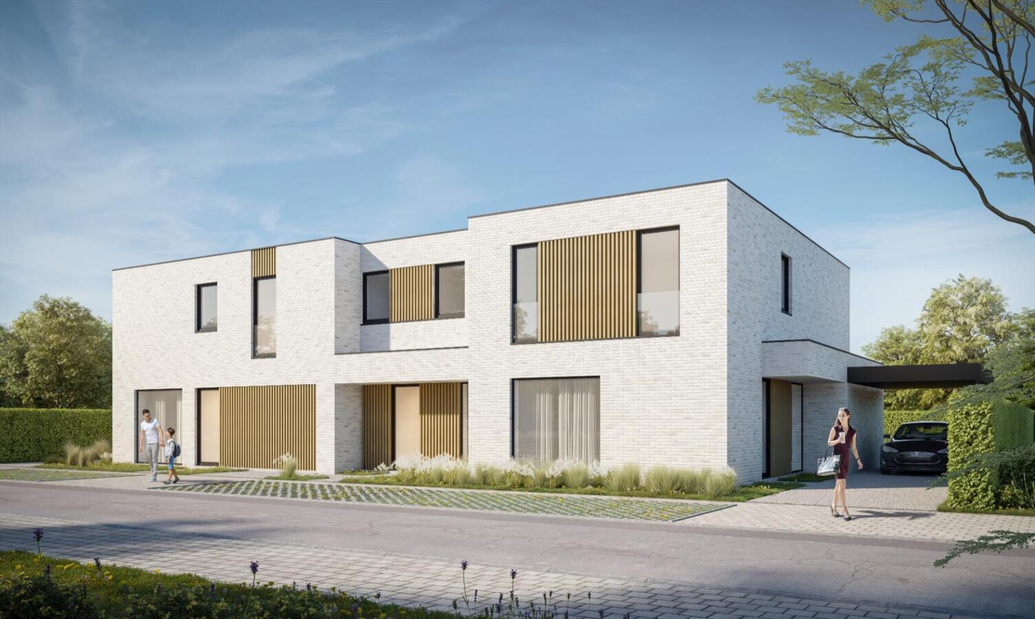 Gesloten nieuwbouw woning met garage te Ichtegem 