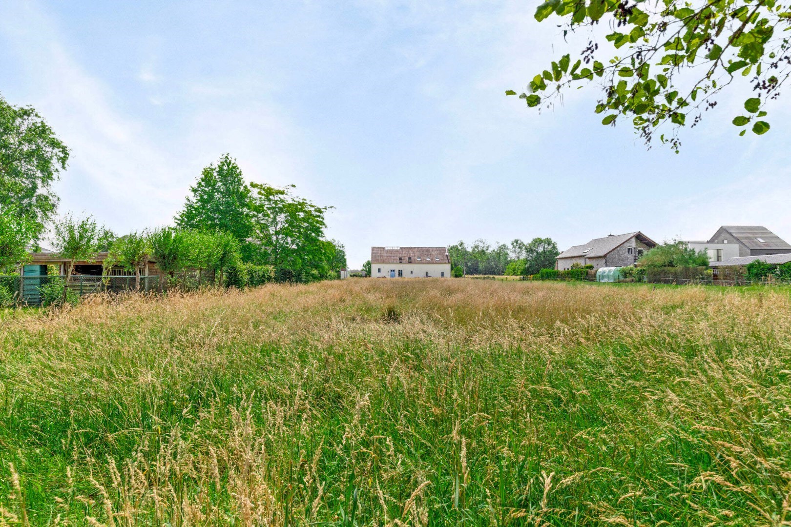 Bouwgrond van 17a15ca met zicht op een natuurgebied 