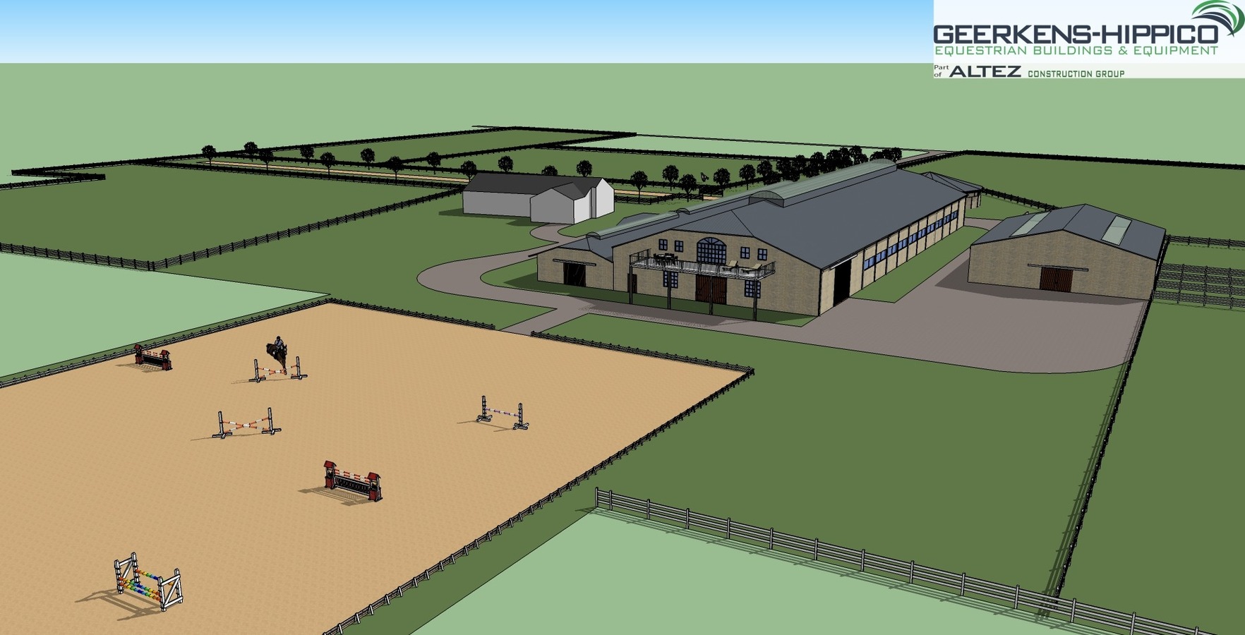 Projectgrond met vergunning voor professionele paardenhouderij en te renoveren woning op ca. 9 ha te Neerpelt 