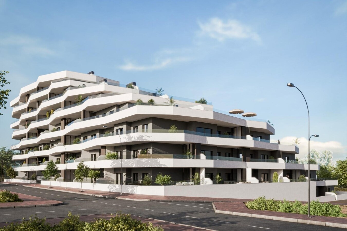 Ontdek het moderne leven in de nieuwe woonwijk in San Miguel de Salinas 