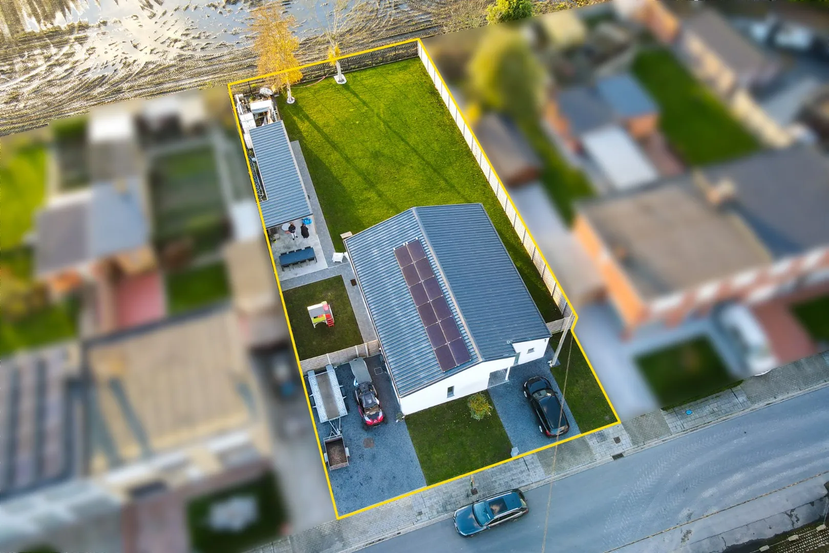 Energiezuinige bungalow op 900 m² nabij centrum Eernegem