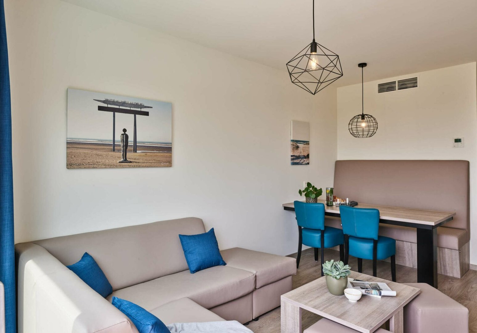 Business flat met 2 slaaphoeken in Holiday Suites Zeebrugge (6p) 