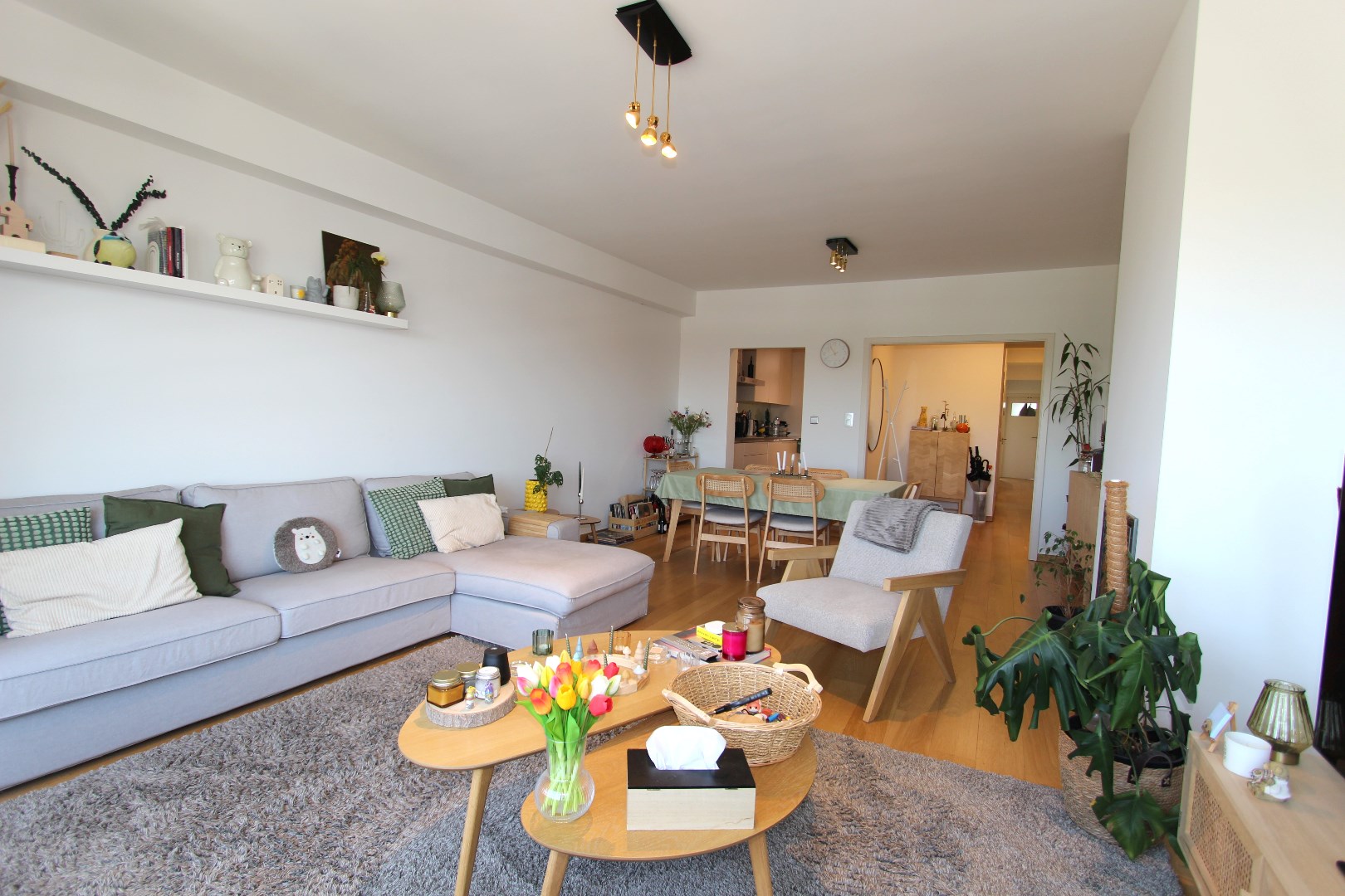 RUIM APPARTEMENT MET 3 SLAAPKAMERS 