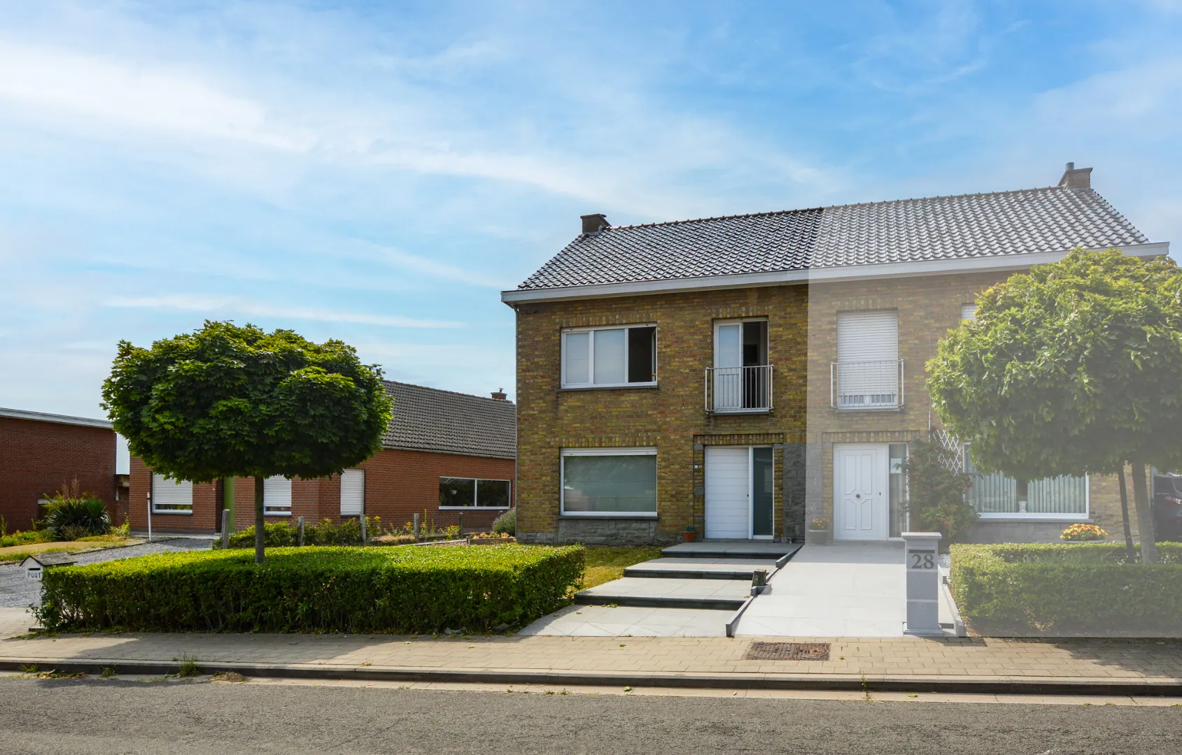 Instapklare woning met 3 slpks, zonnige tuin en garage te Aartrijke