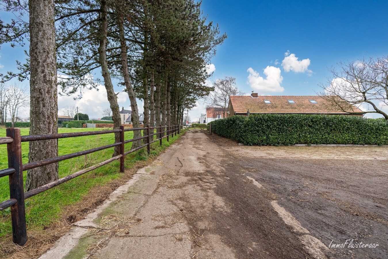 Hippisch complex op ca. 1,9 ha te Rijkevorsel Vergunning voor binnenpiste (60m x 30m) aanwezig! 