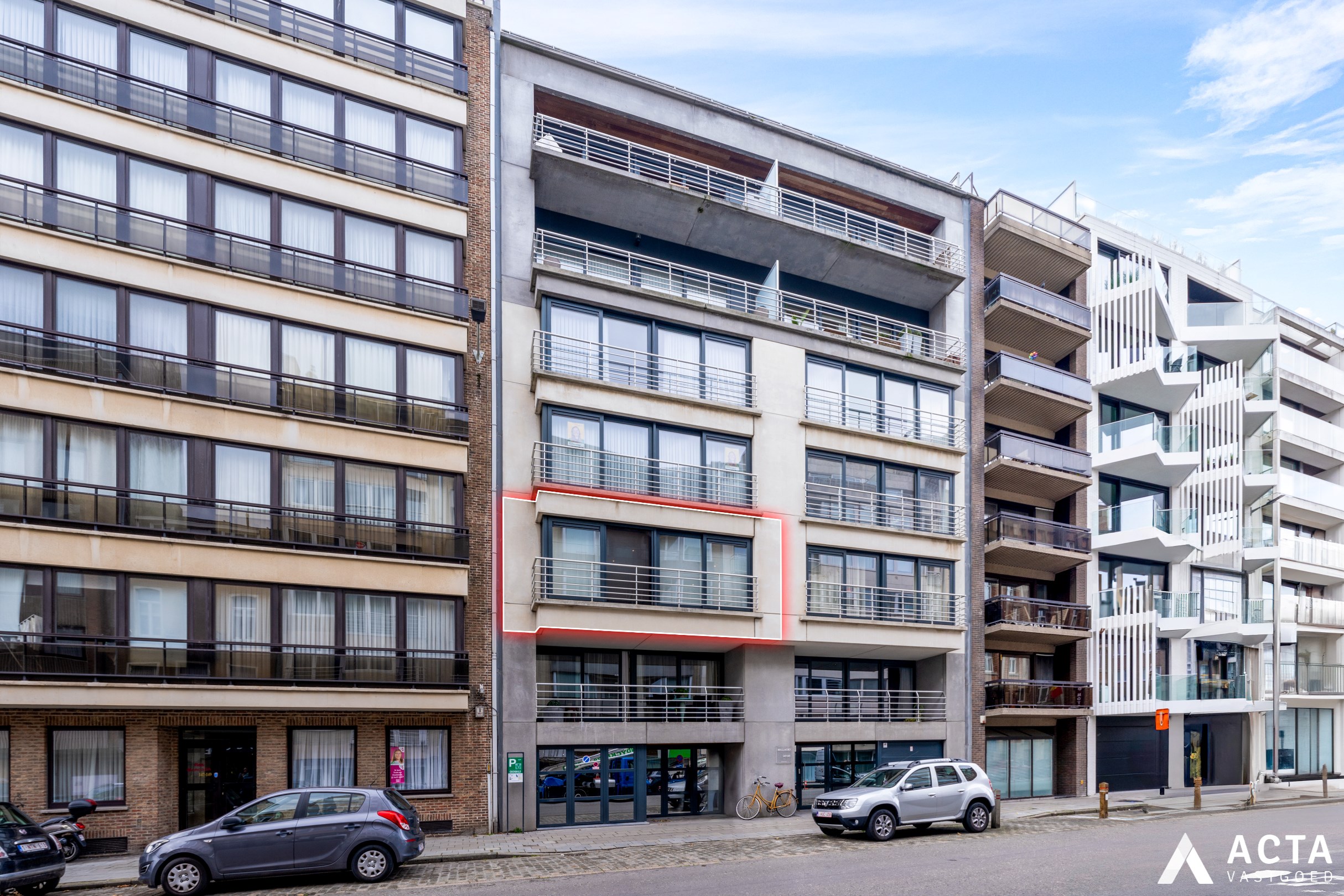 Ruim woon appartement met twee slaapkamers in centrum van Oostende 