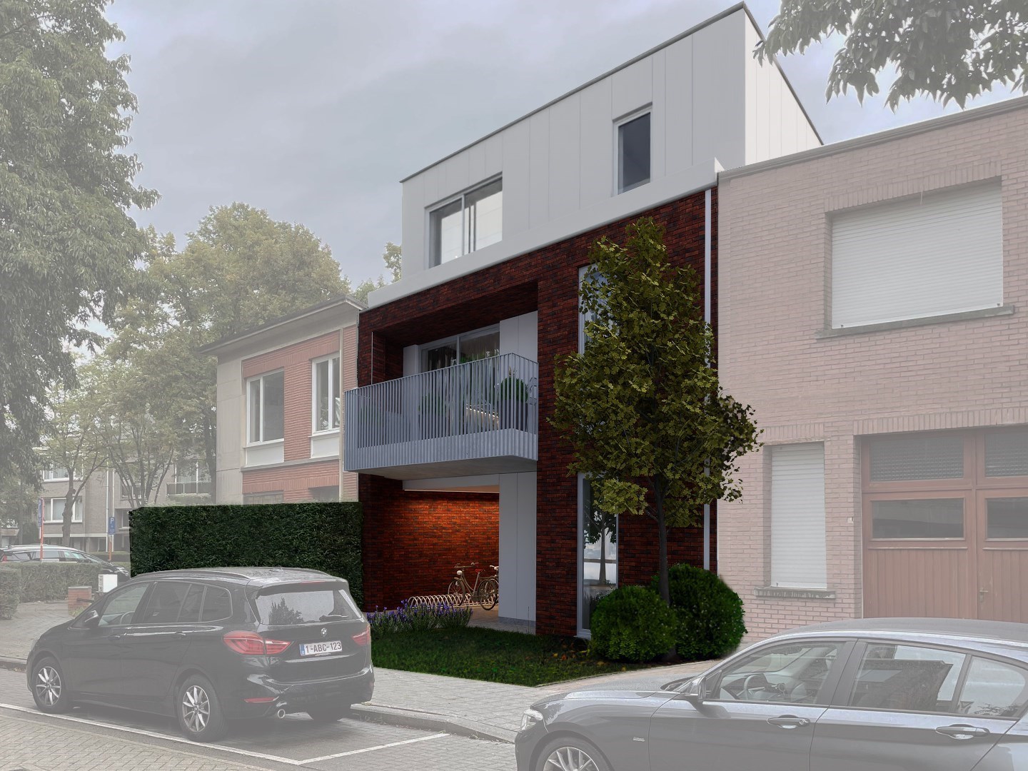 Modern appartement met terras en 1 slaapkamer in Mortsel 