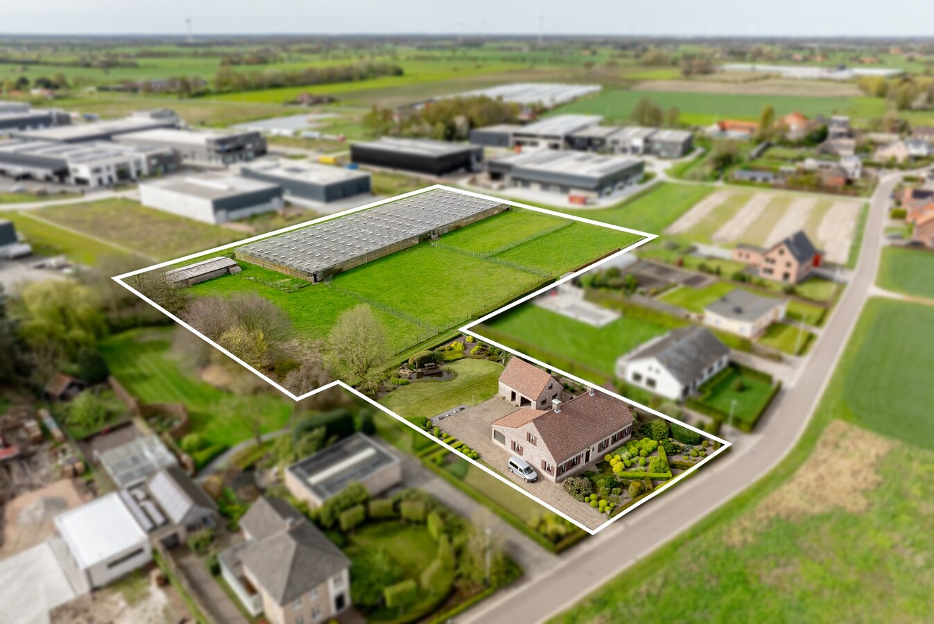 Grande maison avec des prairies et une serre sur environ 1,2 ha &#224; Hoogstraten 