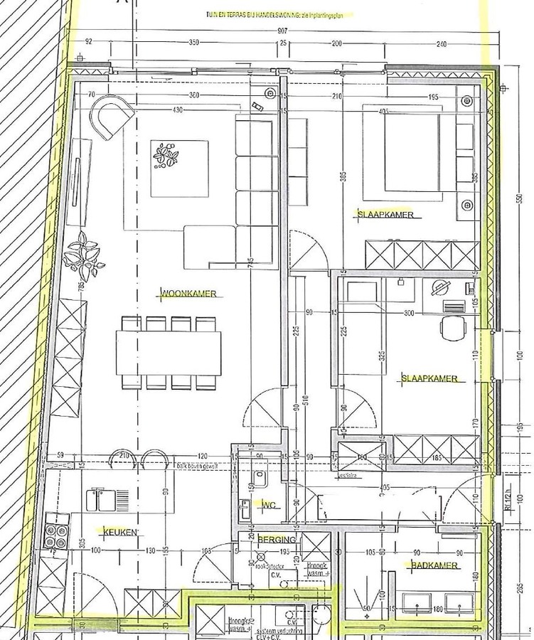 Gelijkvloers nieuwbouwappartement met tuintje 