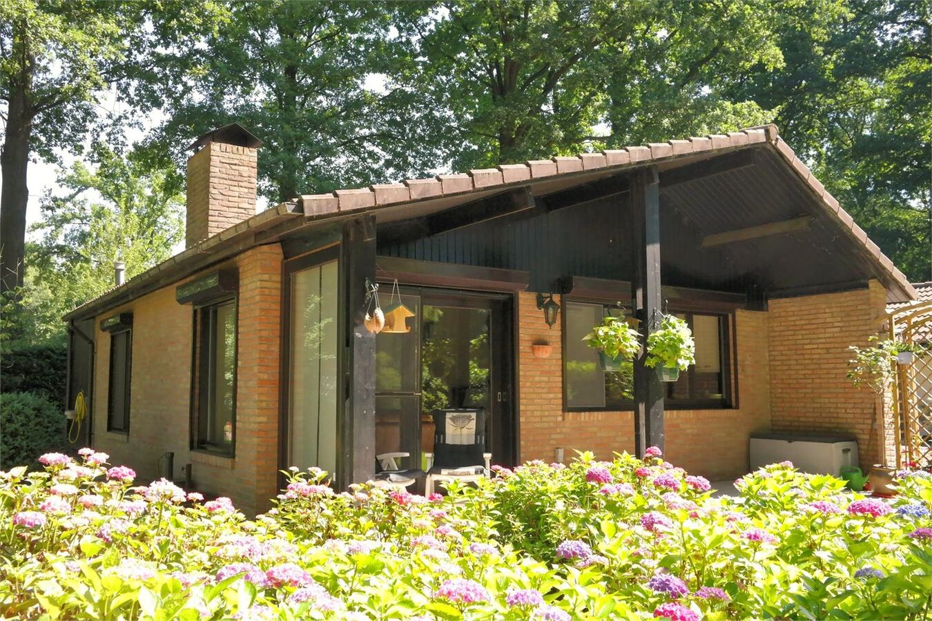 Sfeervolle chalet in het groen 