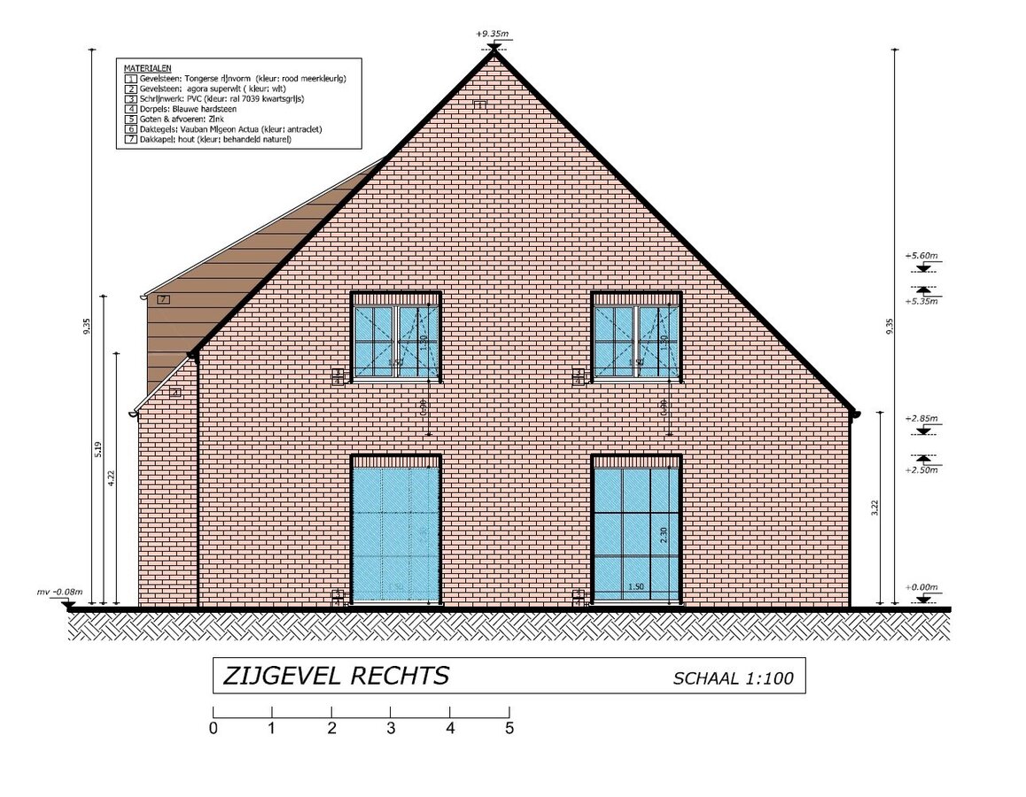 Nieuwbouwwoning met 3 slaapkamers en garage te Middelkerke 