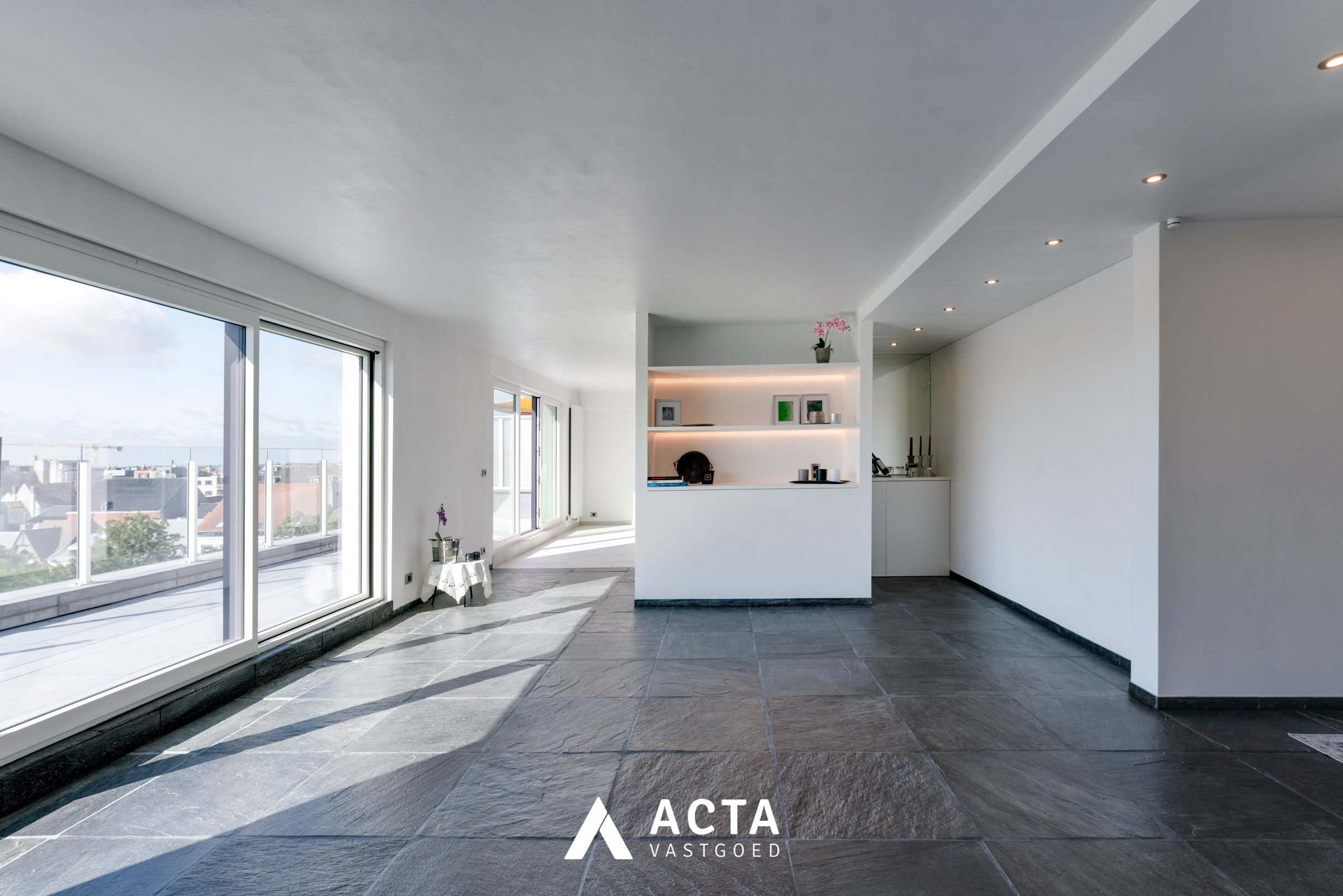 Gerenoveerde penthouse met drie slaapkamers aan het Leopoldpark 