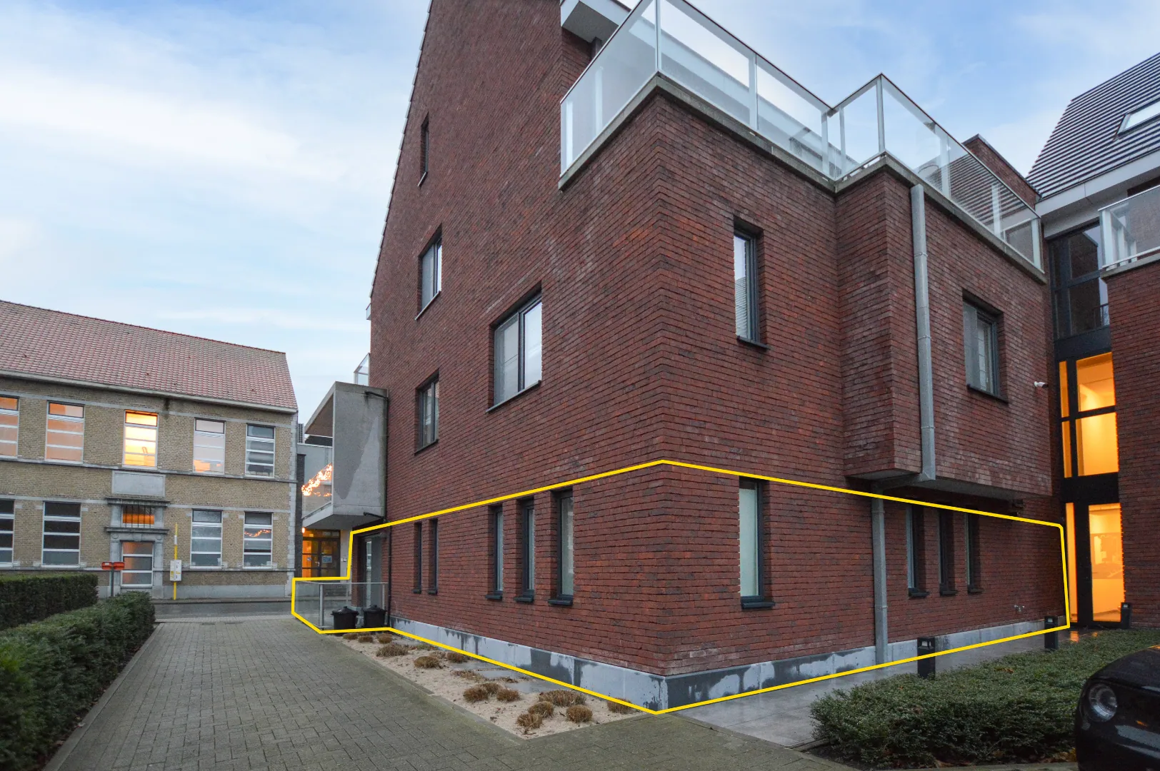 Gelijkvloers appartement in het centrum van Oudenburg