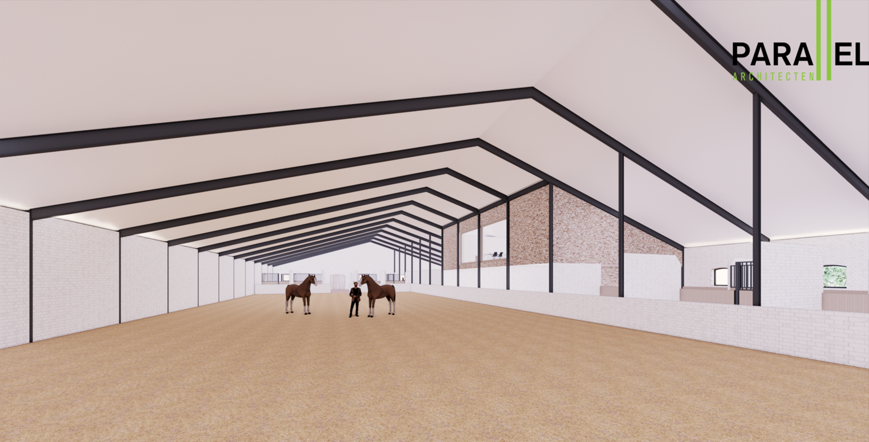 Maison avec man&#232;ge/logement pour chevaux et d&#233;pendances sur environ 1ha &#224; Mollem (Asse; Brabant flamand) 