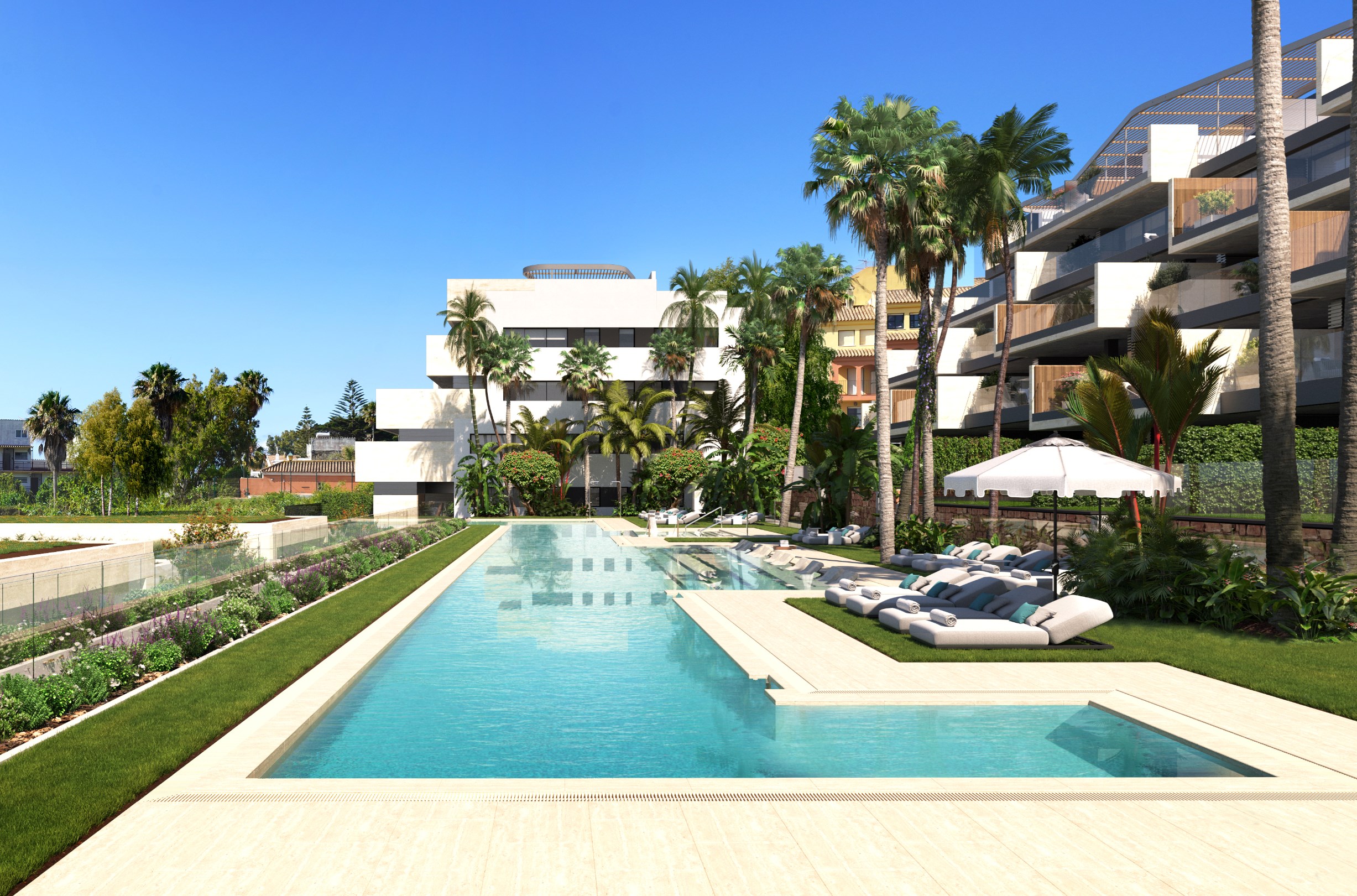 Nubay: ontdek onze nieuwe luxe, beachfront appartementen en villa’s in het betoverende Manilva. Geniet van de perfecte combinatie van comfort, stijl en natuurschoon aan de Middellandse Zee. 