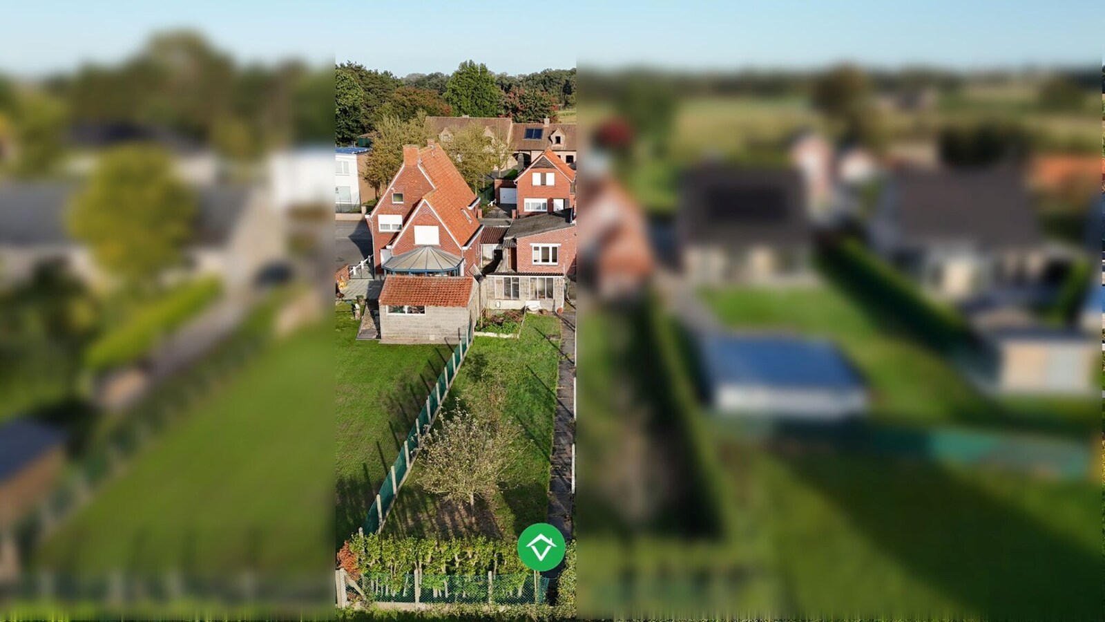 Verder af te werken halfopen bebouwing in Kortemark 