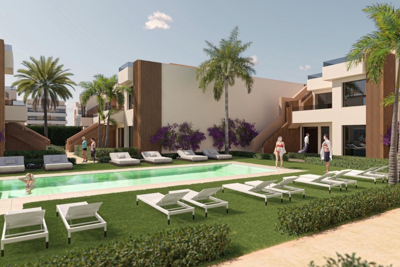 Nieuwbouwappartementen, bungalows en villa&#39;s in Condado de Alhama Golf Resort, Murcia 