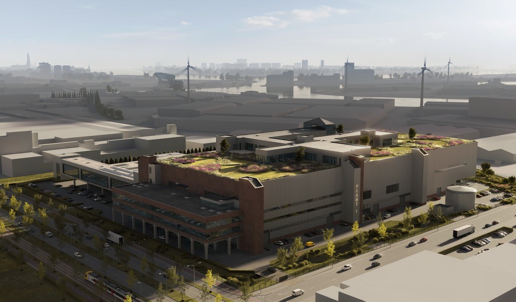 Nieuwbouw kantoren te huur aan haven van Antwerpen