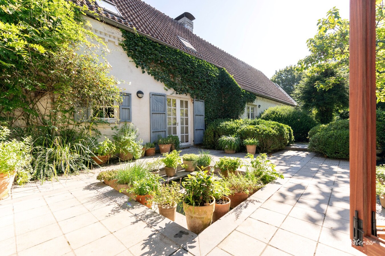 Beautiful villa with outbuildings and conservatories on approximately 5 hectares in Itegem. 