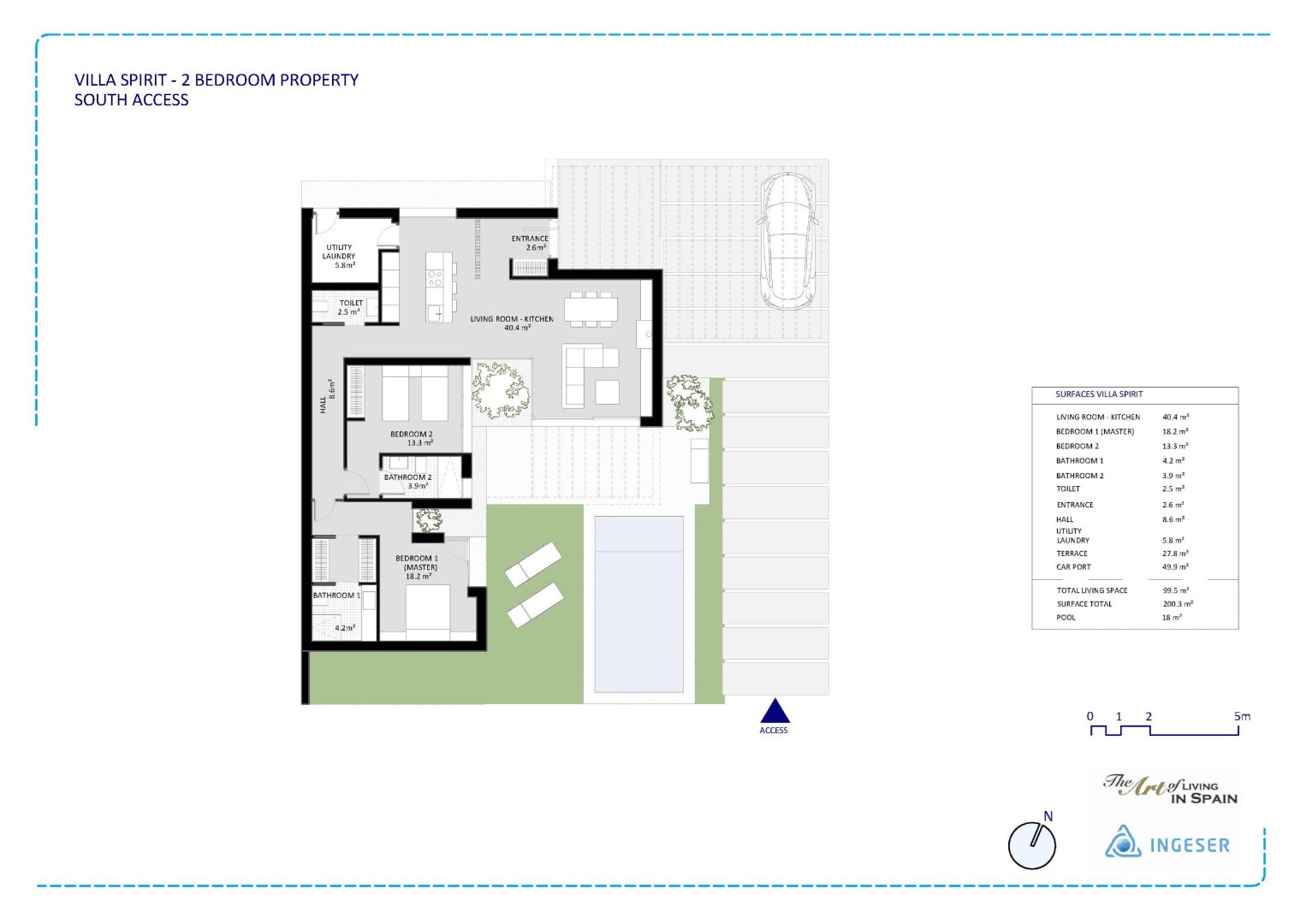 Nieuwbouw eco villa met 2 slaapkamers en priv&#233; zwembad 