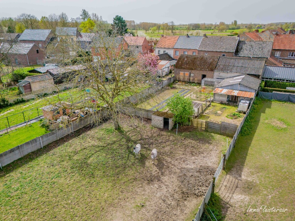 Te renoveren woning met diverse bijgebouwen en een weiland op ca. 25 a te Zoutleeuw 