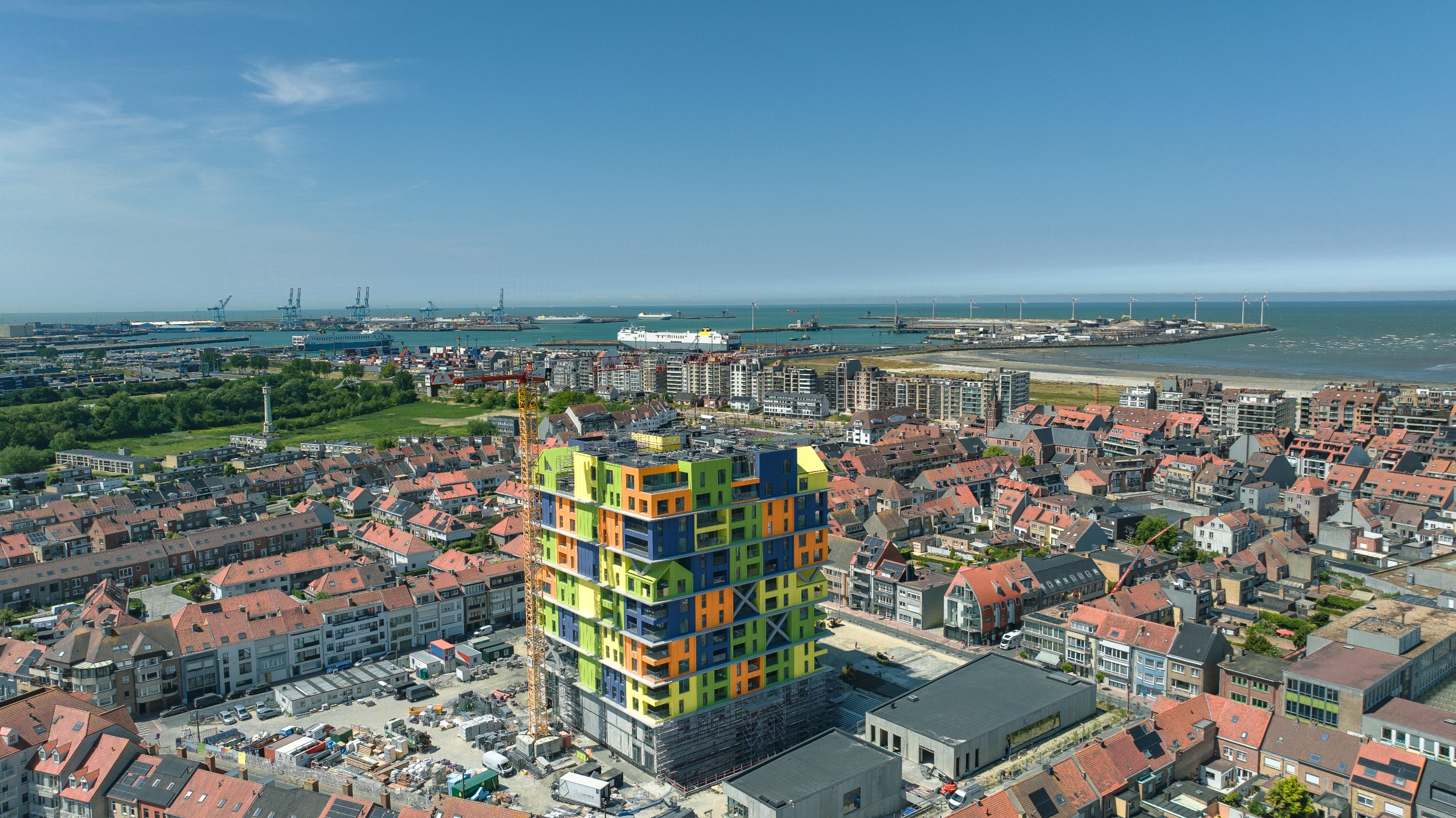 Projet de nouvelle construction Hoost (CAAAP) un nouveau rep&#232;re &#224; Knokke-Heist. Livraison pr&#233;vue &#224; l&#39;automne 2025. 