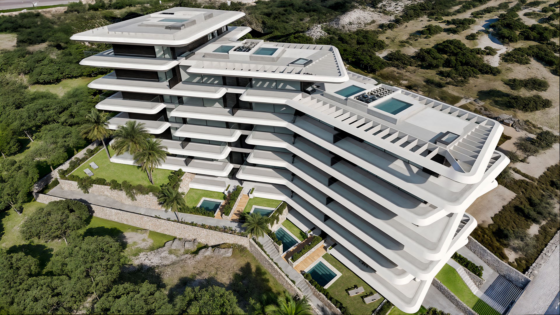 Las Mesas Blue Horizon: Luxe Appartementen met Panoramisch zicht in Estepona 