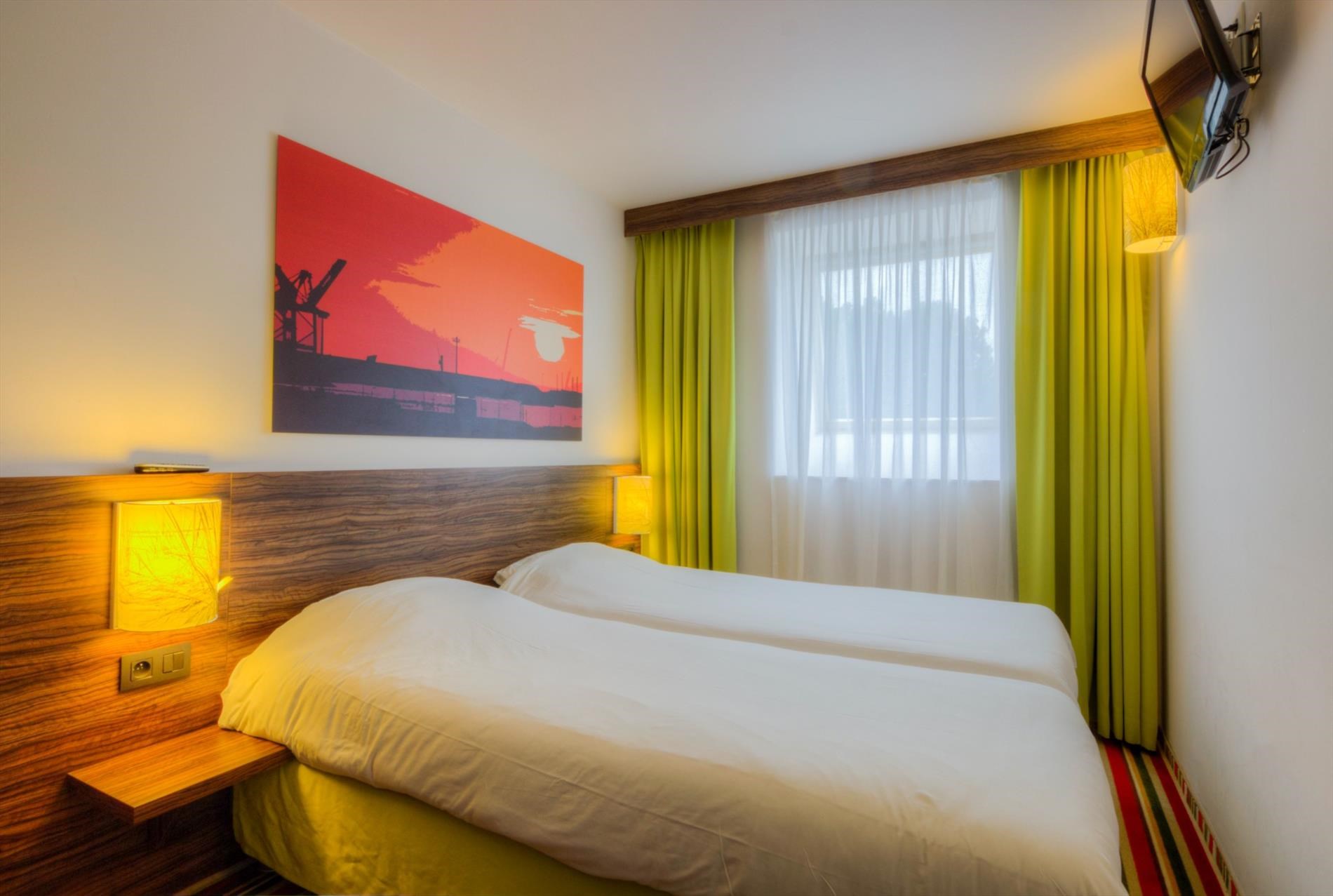 Ruime suite in ibis Styles hotel in Zeebrugge 