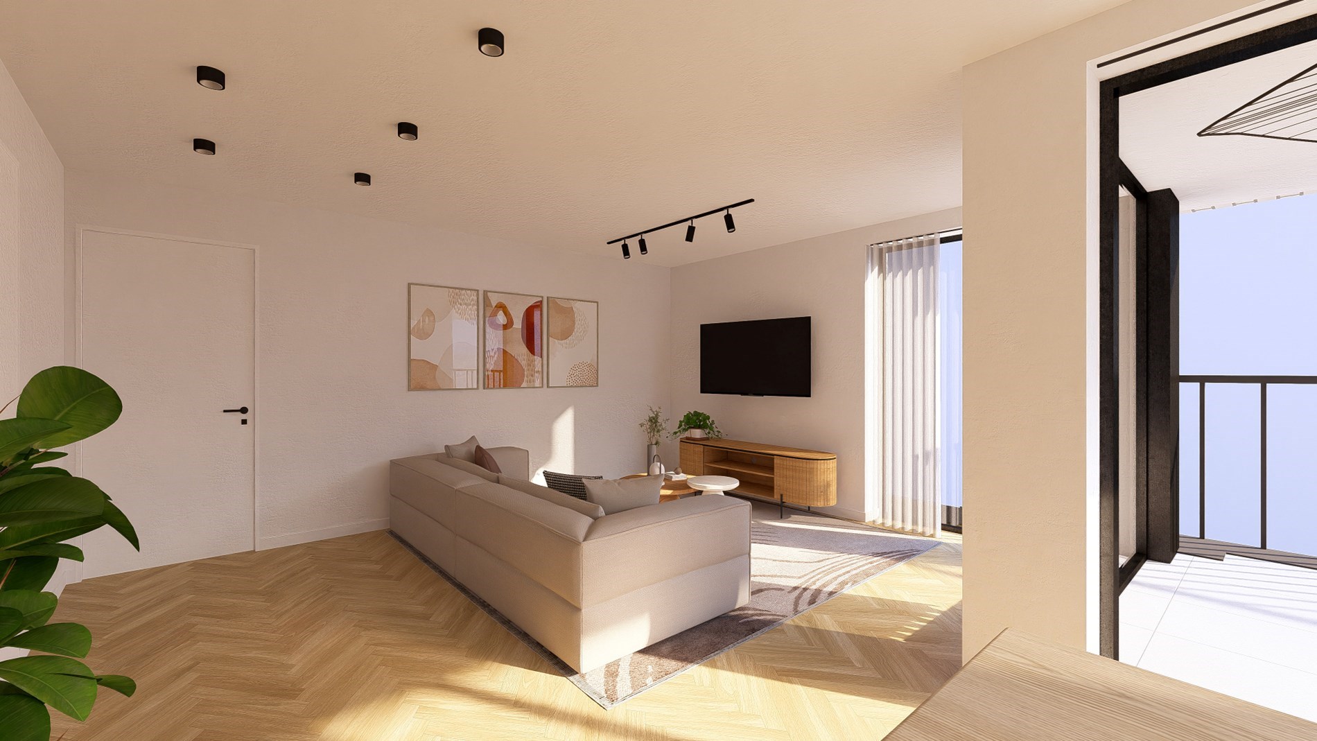 Ruim nieuwbouw appartement op eerste verdieping in centrum Oudenburg 