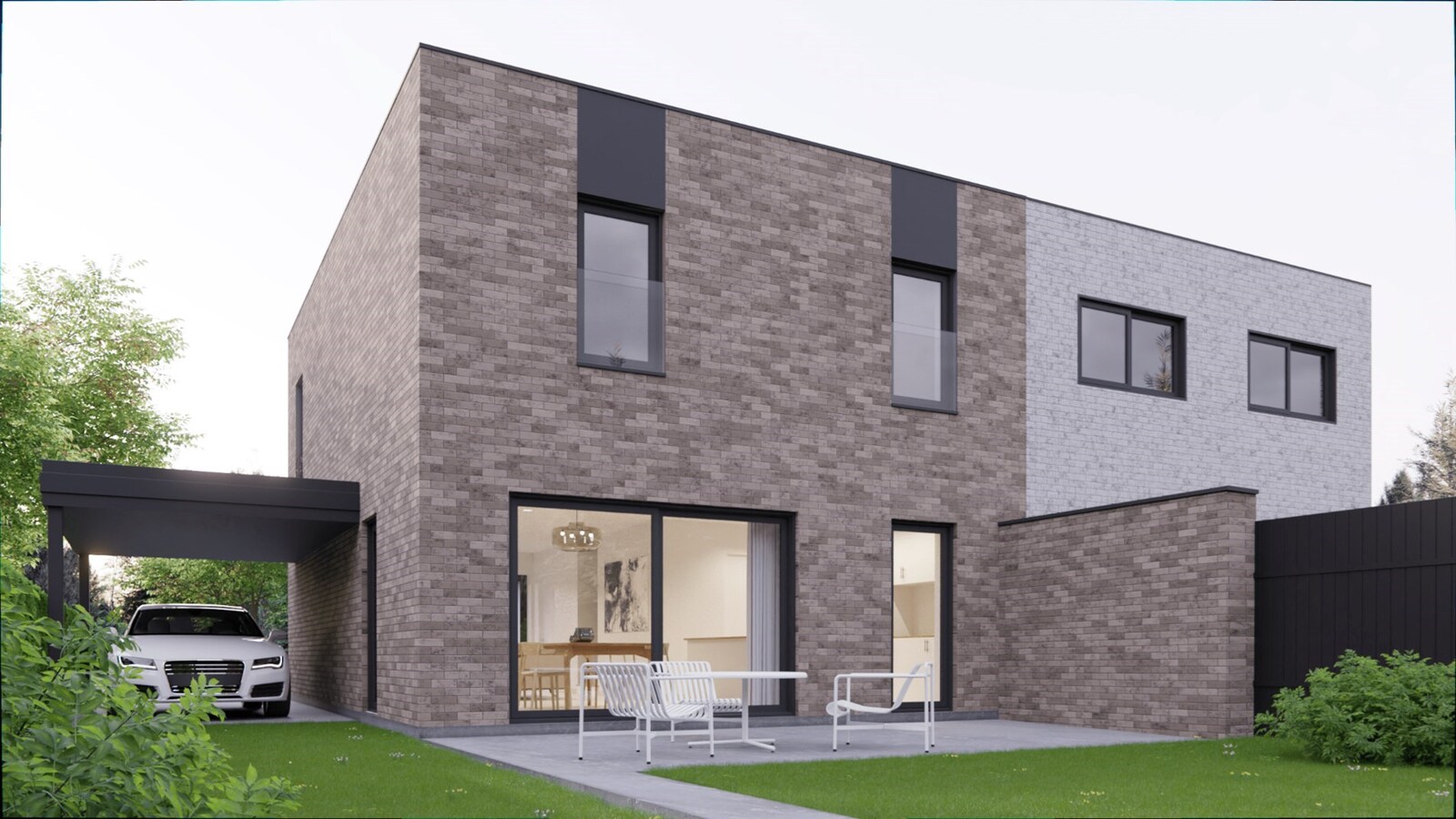 Nieuwbouwwoning op perceel van 614 m&#178; 