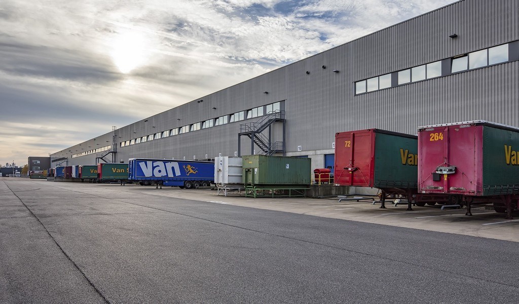 Logistieke loods met kantoren in Herentals Green Logistics