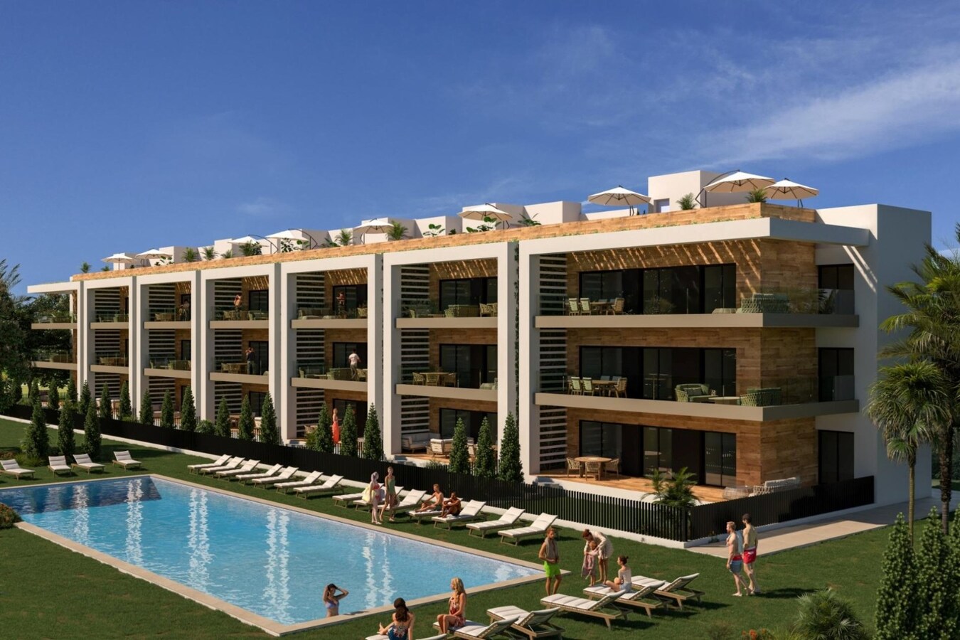 NIEUWBOUW WOONCOMPLEX BIJ LA SERENA GOLF, LOS ALCAZARES 
