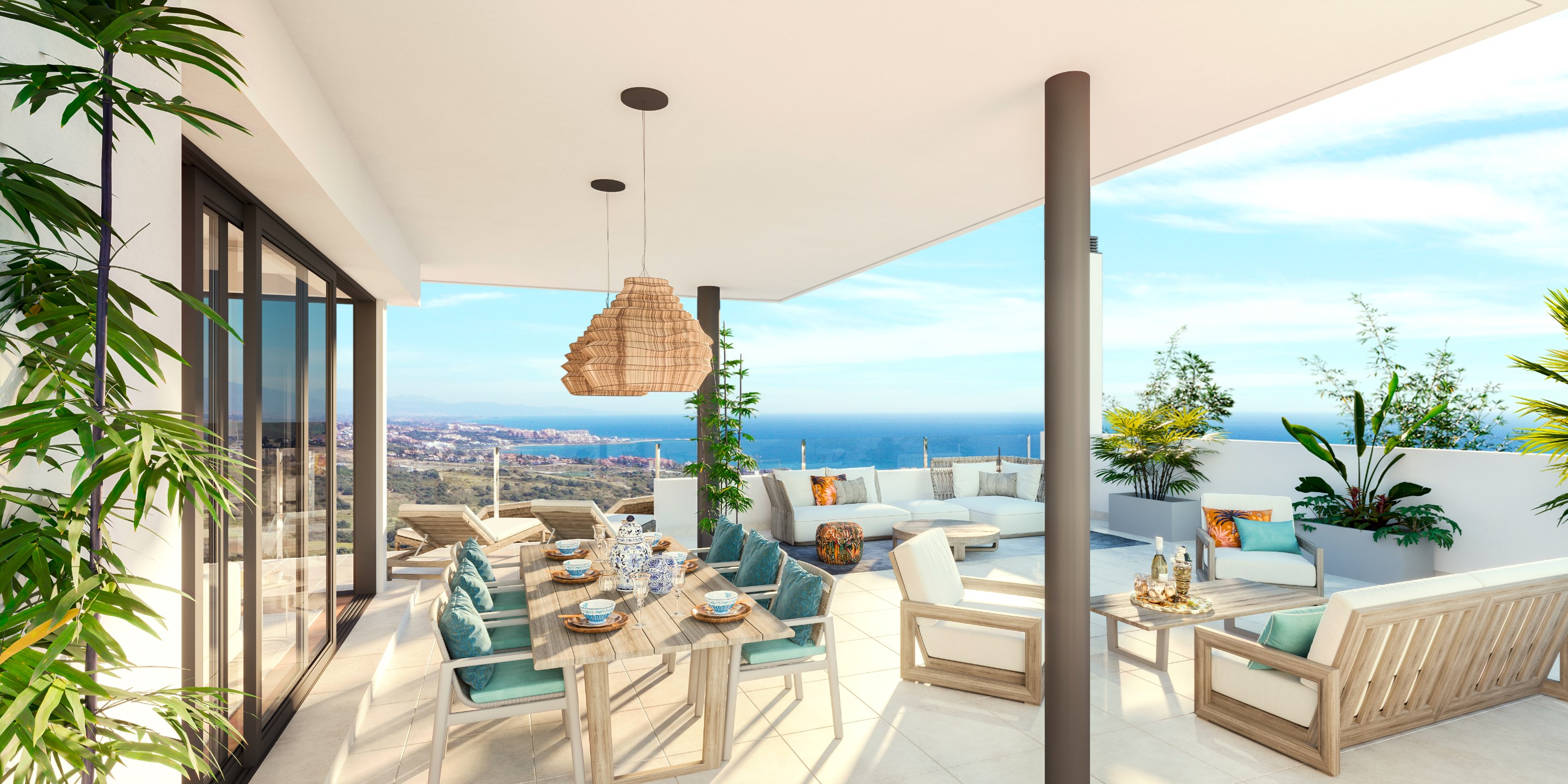 Las Terrazas de Cortesin – Bon Air: Appartementen en penthouses met schitterende zichten in Casares 