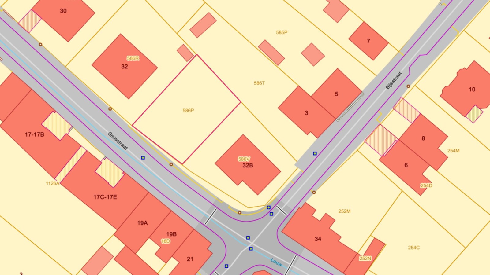 Bouwgrond van 553 m&#178; voor open bebouwing 