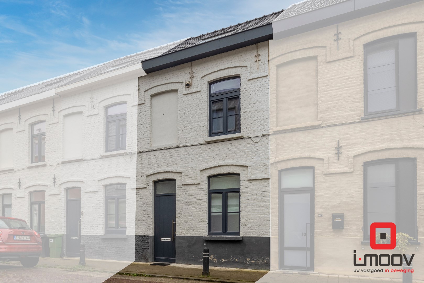 Modern instapklaar huis met terras en 3 slaapkamers  in het hart van Gentbrugge 