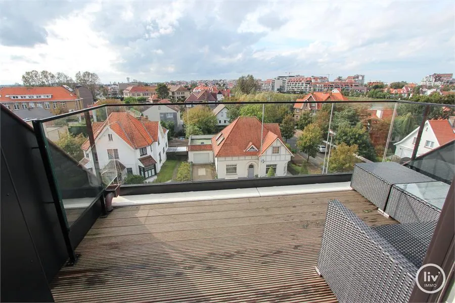 Recent(2018) appartement avec grande terrasse, vue sur le Zegemeer