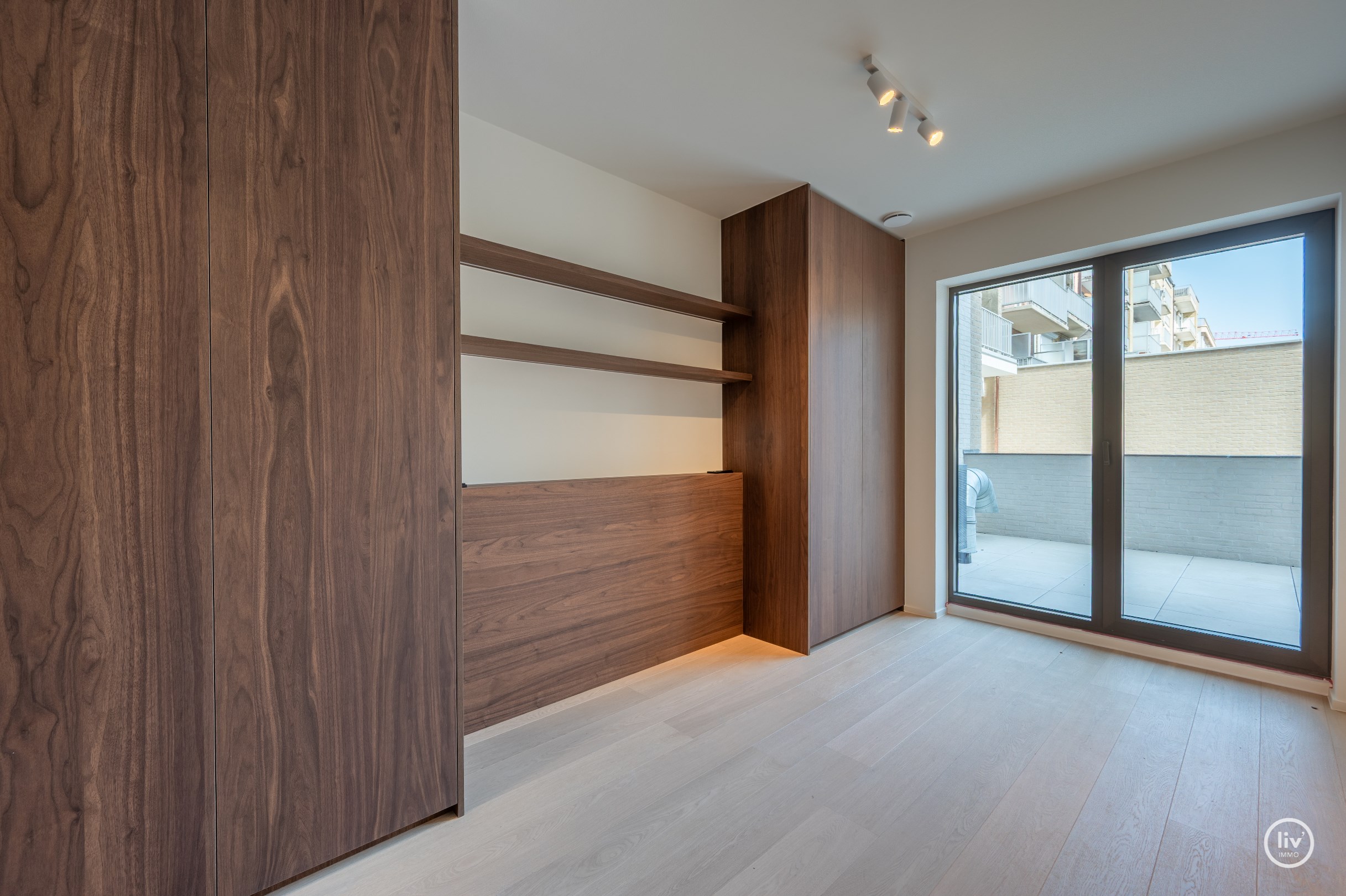 Appartement neuf exclusif avec trois chambres au cœur de Knokke. 