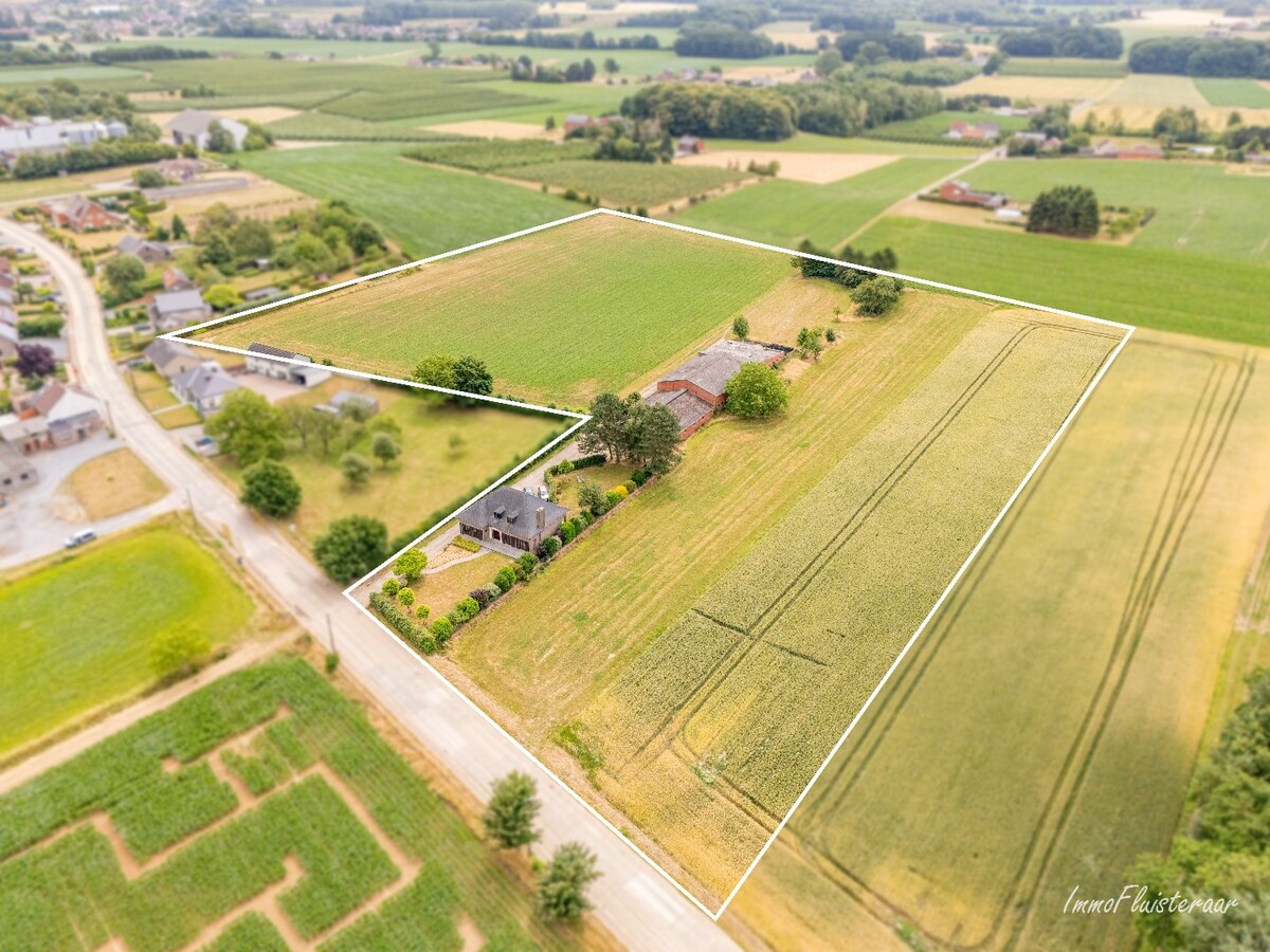 Maison situ&#233;e &#224; la campagne avec d&#233;pendances sur environ 4 hectares &#224; Bekkevoort (Brabant flamand) 