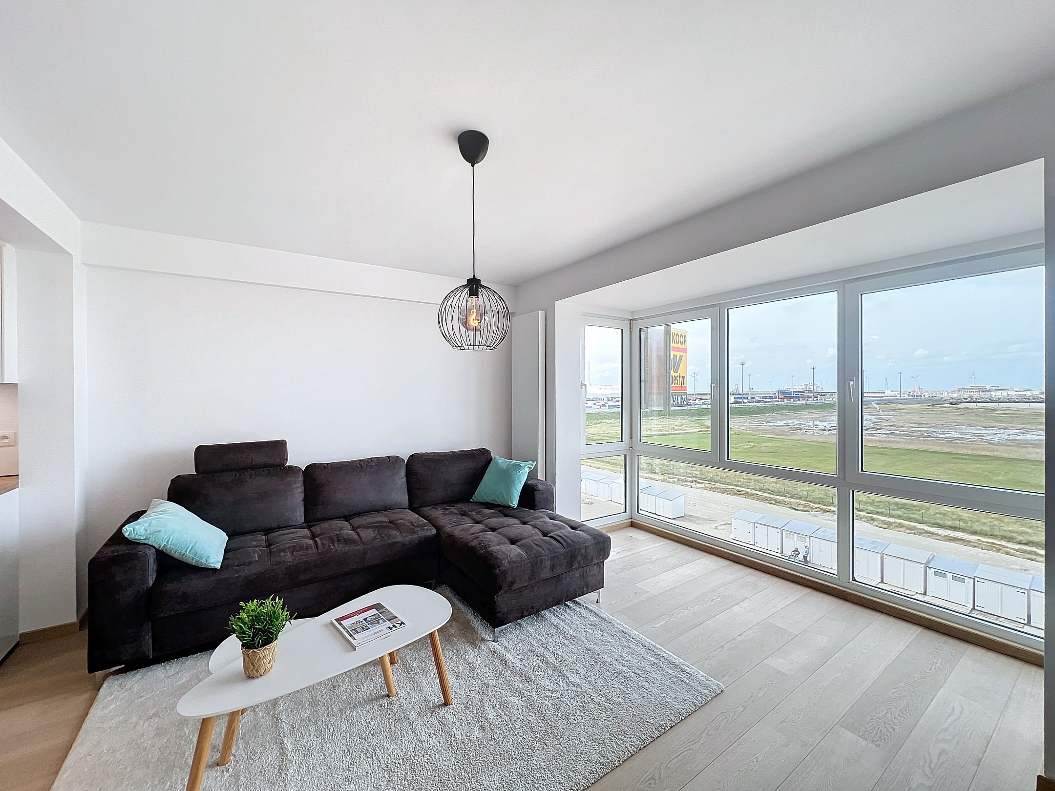 Stijlvol gerenoveerd 1-slaapkamerappartement met zeezicht op een toplocatie 