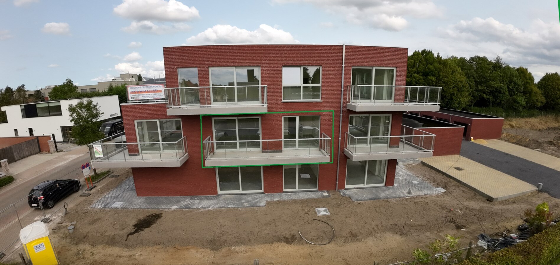 Nieuwbouwappartement met 1 slaapkamer te Ichtegem 