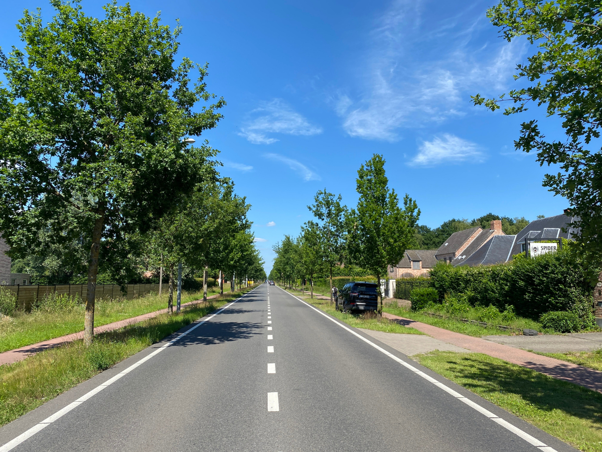 Uitzonderlijk rustig gelegen perceel van 2.500 m&#178; met priv&#233; oprijlaan van ca. 60 m grenzend aan natuurgebied te Brecht. 