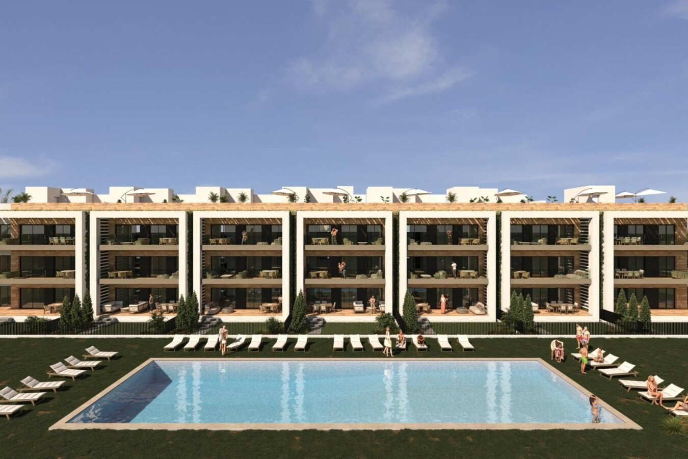 NIEUWBOUW WOONCOMPLEX BIJ LA SERENA GOLF, LOS ALCAZARES 