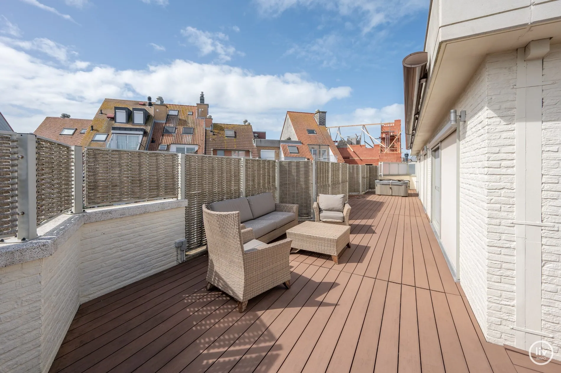 Prachtig appartement met unieke terrassen van 135 m2 om de hoek van de Dumortierlaan: 