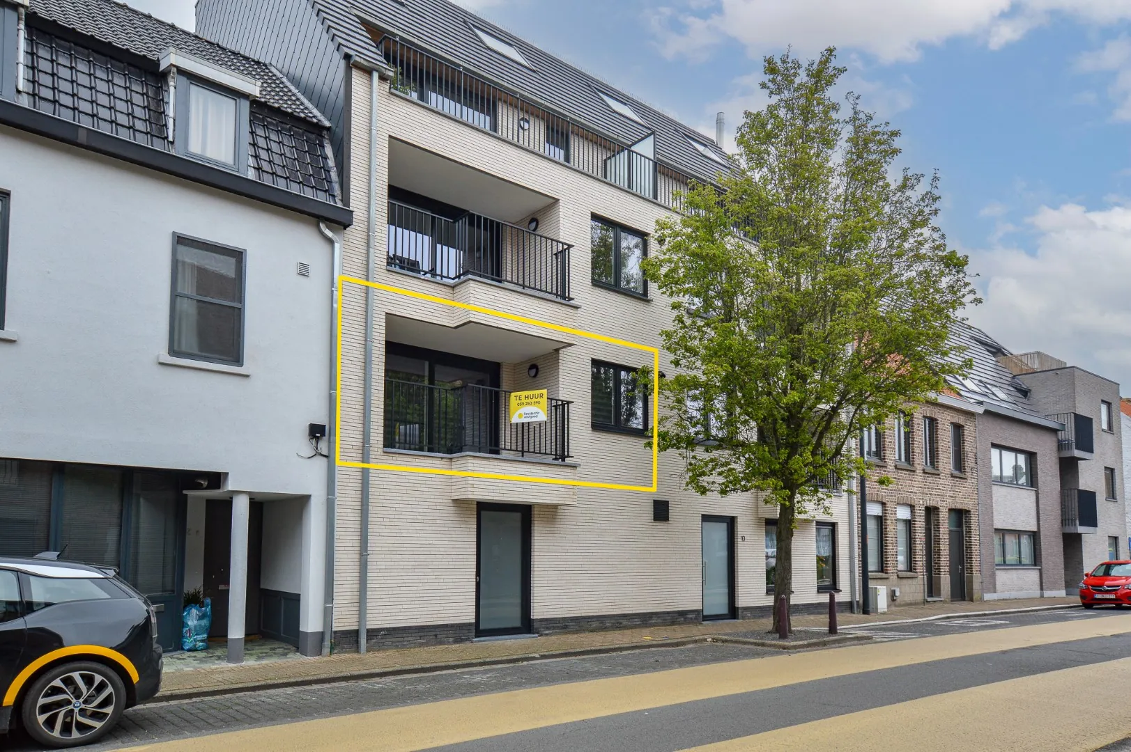 Nieuwbouw appartement te huur met één slaapkamer inclusief inpandige garage.