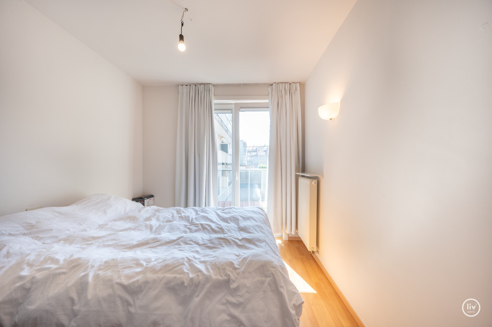 Bel appartement spacieux avec deux chambres situ&#233; sur l&#39;avenue Dumortier &#224; Knokke. 