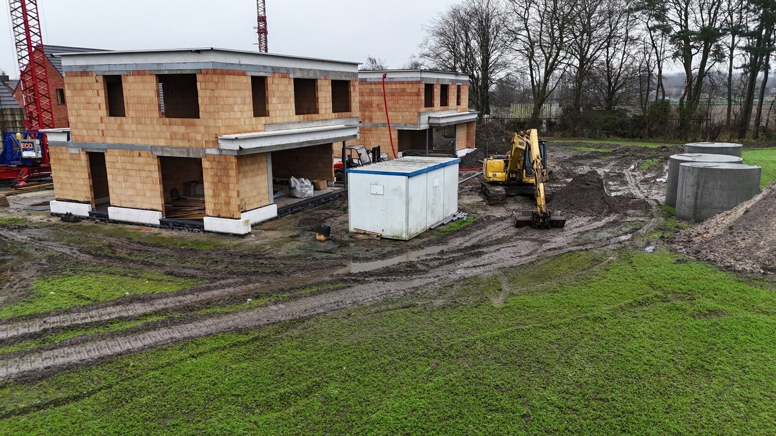 Rustig gelegen nieuwbouwwoning met 3 slaapkamers en prachtig zicht op de velden te Moere 