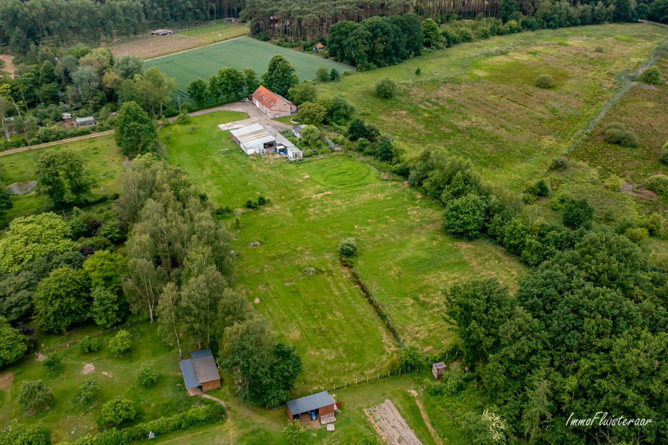 Langgevelhoeve met bijgebouwen en weiland op ca. 1,15ha te Langdorp (Vlaams-Brabant) 