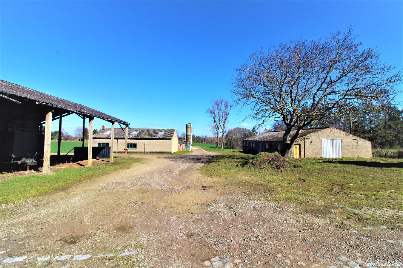 Te renoveren boerderij met hoevewoning, loods, stalgebouwen en weiland op ca. 1,61ha te Scherpenheuvel-Zichem (Vlaams-Brabant) 