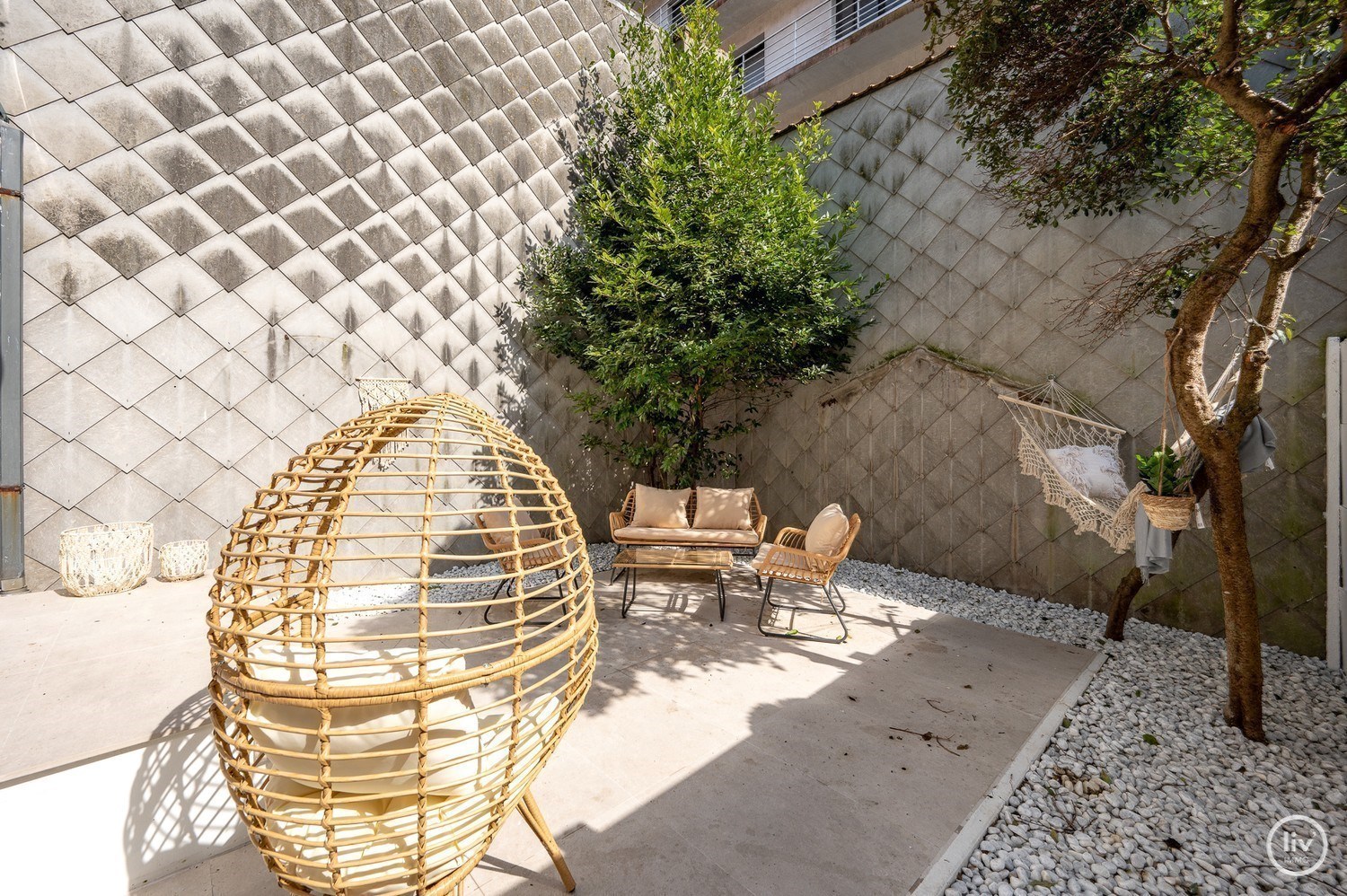 Appartement en rez-de-chauss&#233;e r&#233;nov&#233; avec un jardin ensoleill&#233; et confortable &#224; quelques pas de la digue d&#39;Albertstrand. 